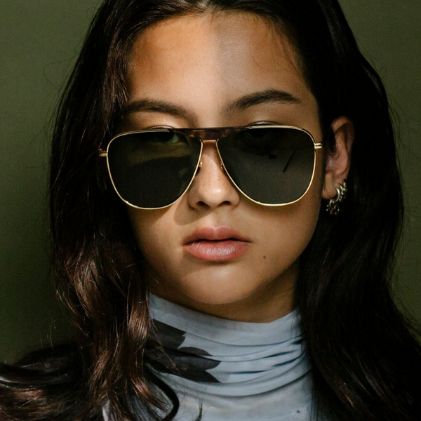 LONDON - 18K Gold Green Lens – AMAVII Eyewear