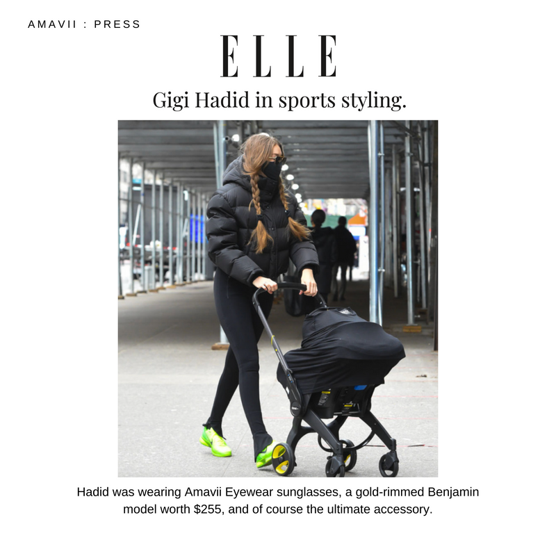 Gigi Hadid in sporty styling