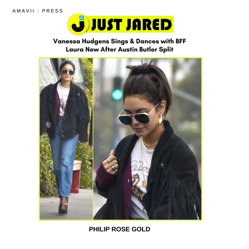 JUST JARED X VANESSA HUDGENS X PHILIP ROSE GOLD