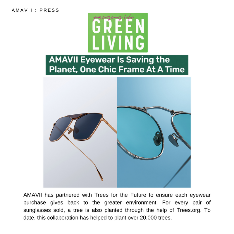 Amavii eyewear is saving the planet, one chic frame at a time