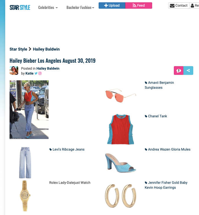 BENJAMIN X HAILEY BIEBER X STAR STYLE