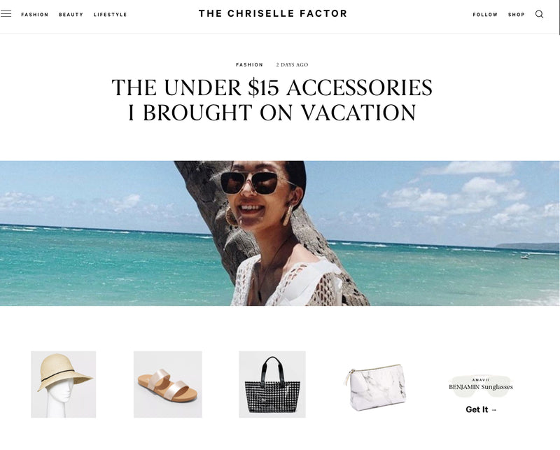 BENJAMIN X CHRISELLE LIM X THE CHRISELLE FACTOR