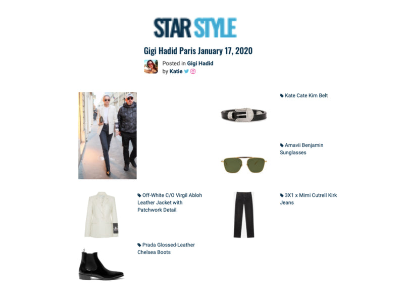 BENJAMIN X GIGI HADID X STAR STYLE