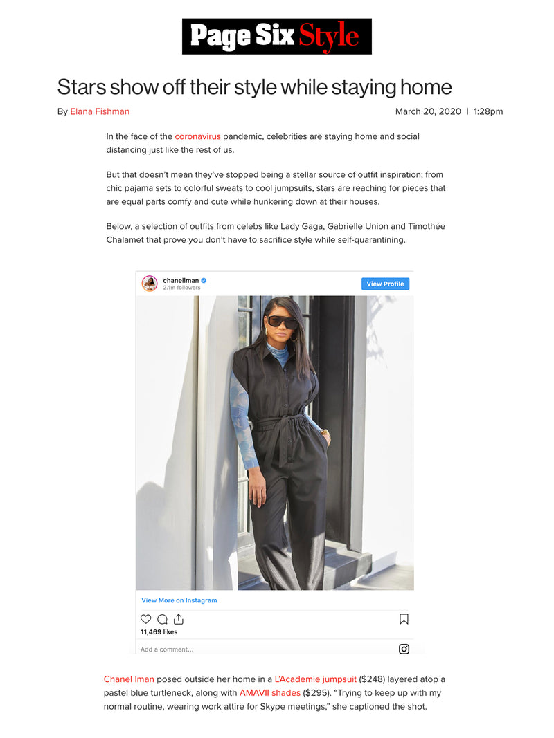 JANE FRANCES X CHANEL IMAN X PAGE SIX
