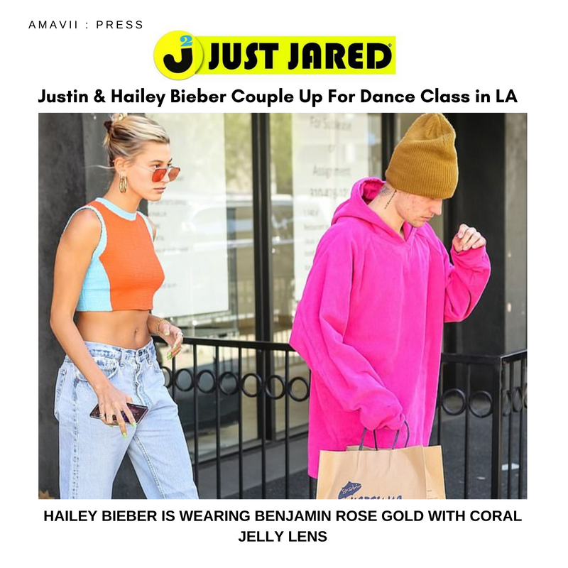 JUST JARED X BENJAMIN ROSE GOLD X HAILEY BIEBER