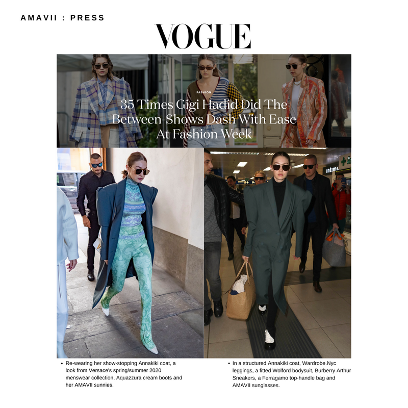 VOGUE x GIGI HADID x AMAVII
