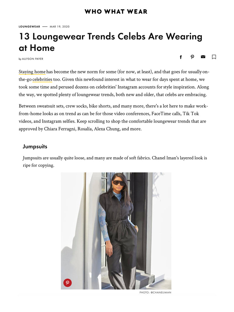 JANE FRANCES X CHANEL IMAN X WHO WHAT WEAR