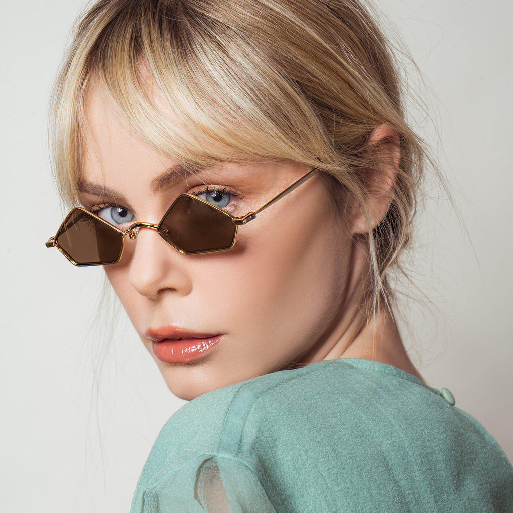 PIAGO - 18K Gold on Gold Lens-Sunglasses-AMAVII Eyewear