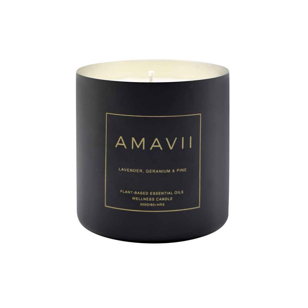 Wellness Candle - French Lavender, Geranium & Forest Pine